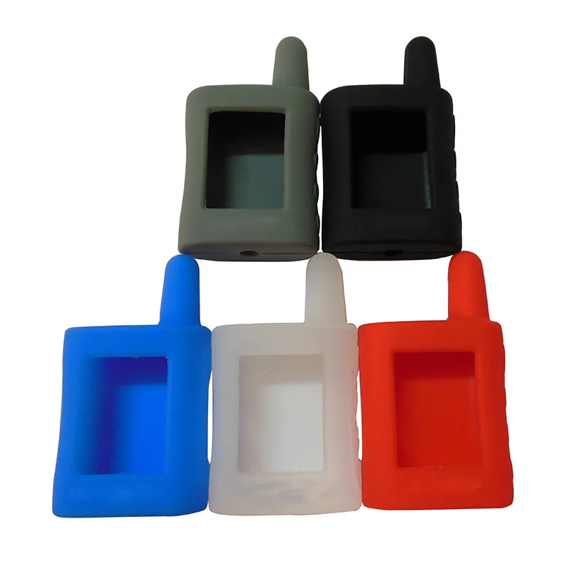 

5 colors for Scher-Khan Magicar A/B Silicone Case for Two Way Car Alarm Scher Khan A/B LCD Remote Cover