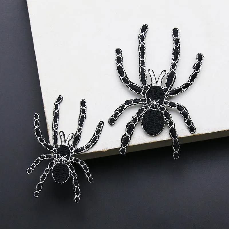 

1 Pc Spider Patch for Clothing Iron on Embroidered Sew Applique Fabric Clothes Badge Garment DIY Apparel Accessories