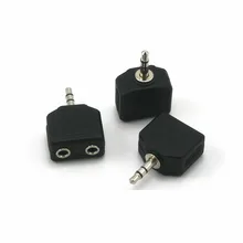 shipping traced! 5pcs 3.5mm Jack Audio Splitter 1 to 2 Double Earphone Headphone Splitter Cable Cord Adapter Plug for MP3 Phone