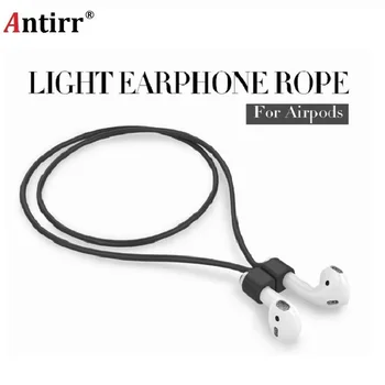 

Earphone Strap Magnetic Adsorption Wire Anti Lost Loop String Rope for AirPods Apple 7 / 8 Plus Silicone Cable Cords freeing