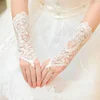 1 pair Bride Short Gloves Beads Rhinestone Lace Fingerless Weddings Gloves ► Photo 2/6