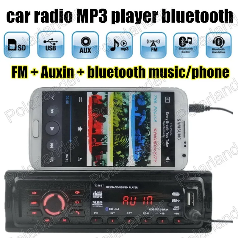 Free shipping universal 1 din size Car Audio Stereo In Dash Car Radio MP3 Player FM Auxin USB SD