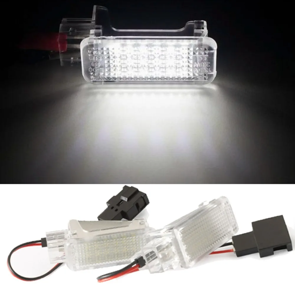 2pcs LED Door Interior Light Courtesy Lamp Under Door Trunk