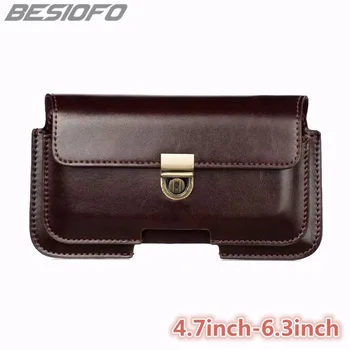 

Double Pockets Bag Hook Loop Belt Pouch Holster PU Leather Cover Coque Phone Case For Samsung Galaxy A3 A5 A6 A7 A8 A9 2018 A10