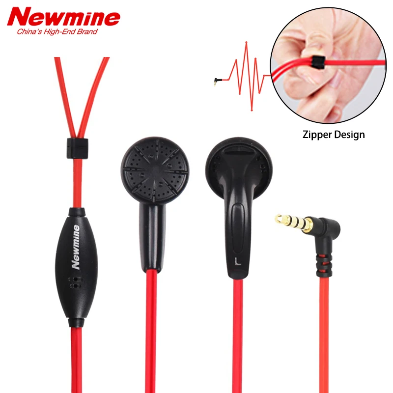 NEWMINE XK07 анти-обмотки Наушники Hi-Fi качество звука провод наушников 3 5 мм стерео TPE