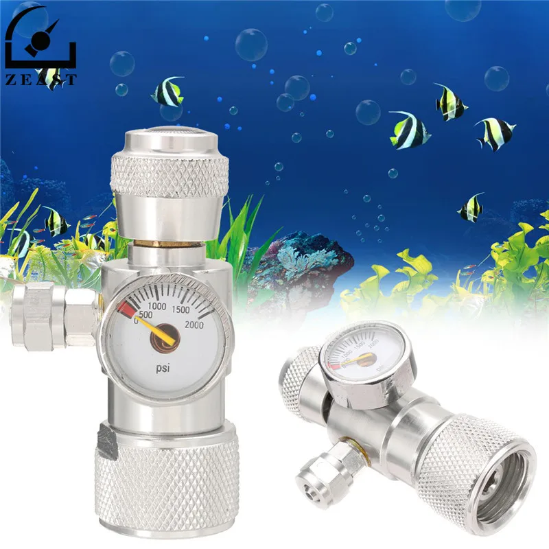 

Co2 Pressure Gauge JIS m22-14 Regulator Manometer Over 1500PSI Cylinder Reducer Valve Moss Plant Aquarium Single Indicator