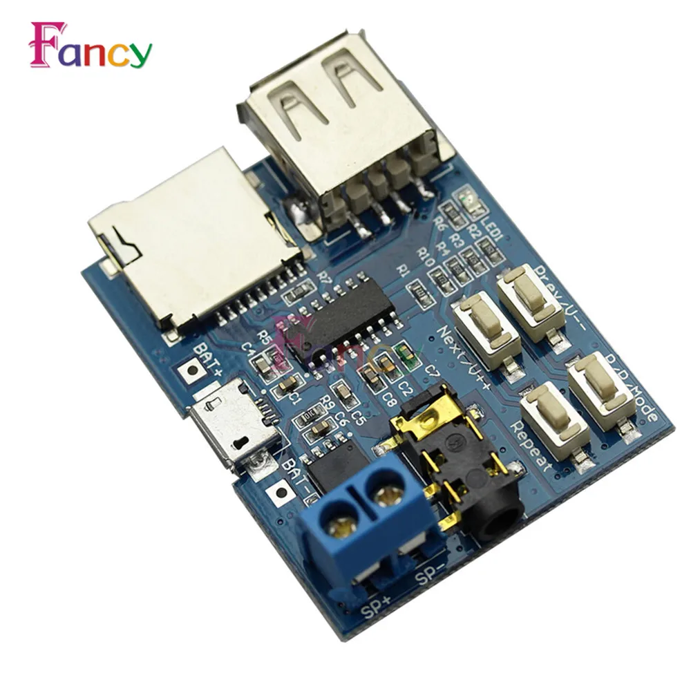 Mp3 nondestructive decoder board Built in amplifier mp3 module mp3 ...