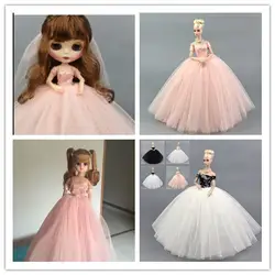 1/6 платье принцессы для Блит licca девушка куклы аксессуары Игрушки для подарок для девочек