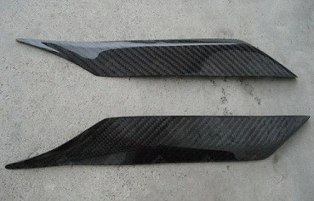

Genuine Carbon Fiber Headlight Eyelids Eyebrows for 2003-2008 Toyota Mark X