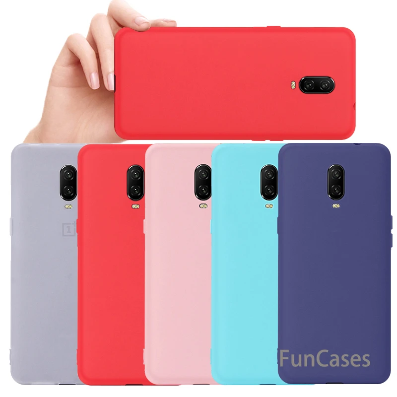 

Frosted Soft TPU Case for Oneplus 6 6T 5T 5 TPU Ultra Thin Candy Color Simple Solid Silicon Back Cover for One Plus 5T 6 5 6T