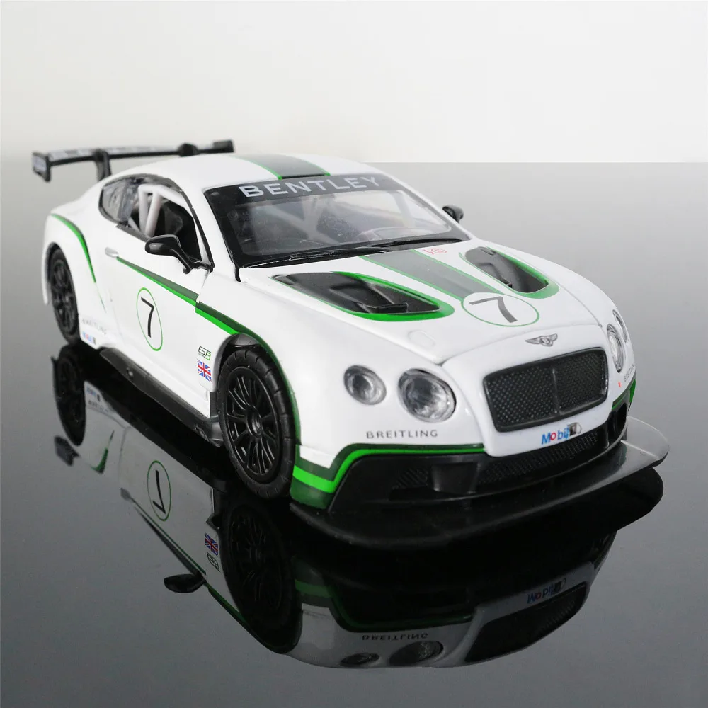 Модель автомобиля 1:32 BENTLEY GT3 сплава литья под давлением Изысканный автомобиль игрушка открытых дверей Потяните автомобили подарки