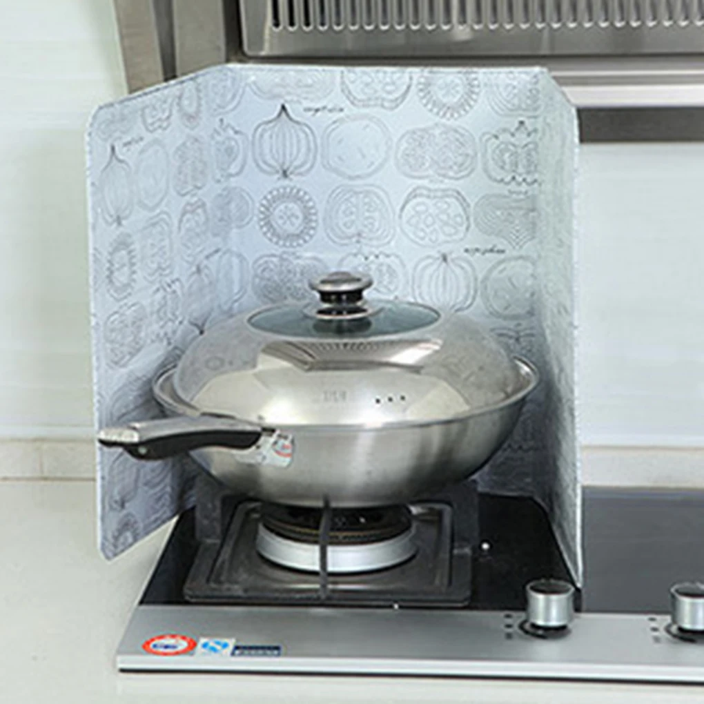 Новая кухонная печать газовая плита, духовка защитная пленка перегородка плотины-доска масляной изоляции всплеск ожога защитная пленка