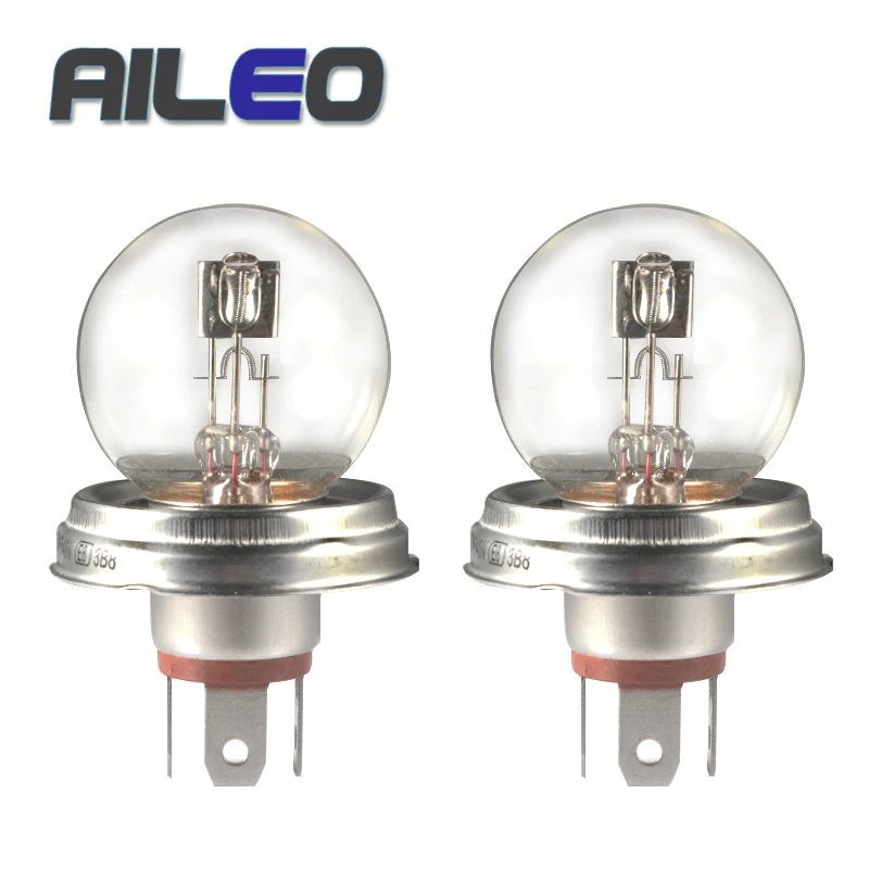 AILEO 2PCS G40 P45t R2/2428 Clear Series Car Head Light Halogen Bulb 12V 45/40W 3200K Lamps Long Lifetime afbeelding