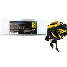 free ship 2000w power supply psu ATX12V ETH Coin Mining Miner Power Supply Active PFC Power