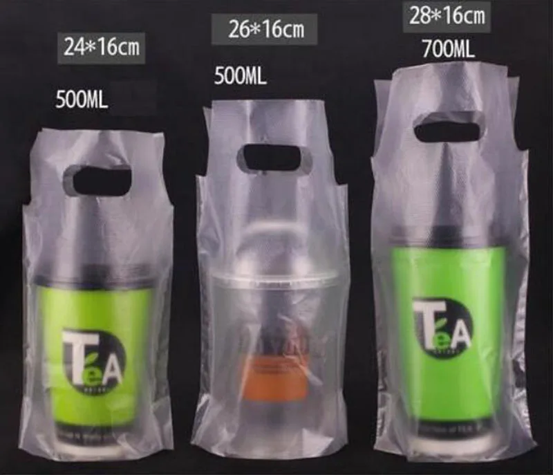 500pcs/lot Capacity. 500ML 700ML 5 Silk Disposable Plastic Bags Milk