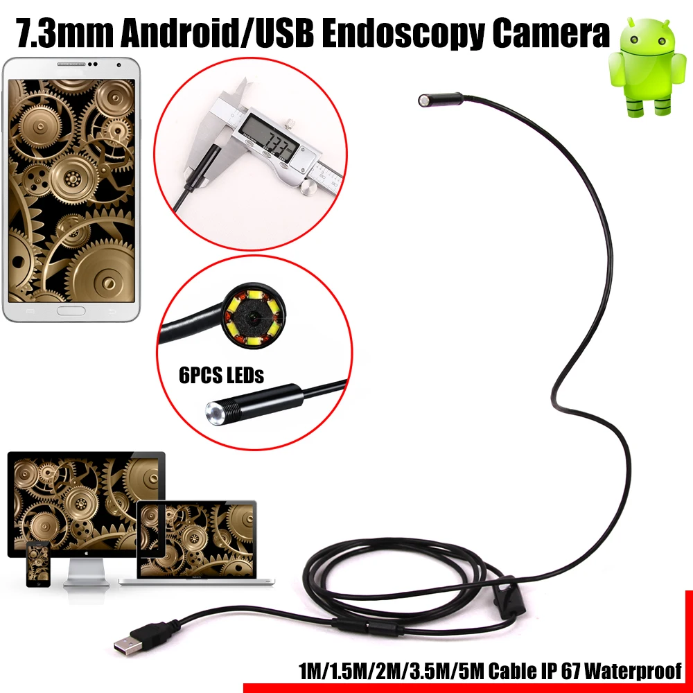 bilder für 2in1 endoskop micro usb endoskop für andriod telefon und pc 7,3mm dia hta7 6led 60 grad engel ip67 inspecition endscope bilder für 2in1 endoskop micro usb endoskop für andriod telefon und pc 7,3mm dia hta7 6led 60 grad engel ip67 inspecition endscope