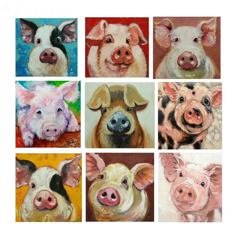 DIY-5D-Diamond-Mosaic-Cartoon-pig-Handmade-Daimond-Painting-Cross-Stitch-Kits-Diamond-Embroidery-Patterns