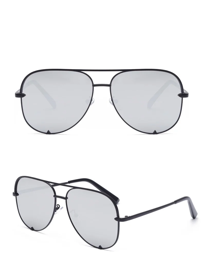 80931c австралийские стильные винтажные солнцезащитные очки для женщин, роскошные Брендовые женские солнцезащитные очки, дизайнерские ретро очки, розовые солнцезащитные очки для женщин - Цвет линз: black silver mirror