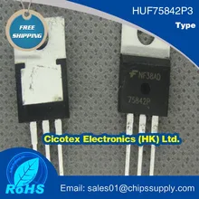 10 шт./лот HUF75842P3 75842-220 MOSFET N-CH 150 V 43A TO-220AB