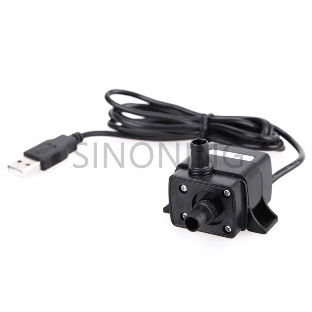 DC5V 3W USB Aquarium Water Pump Submersible Farmed Fish Tank Fountain