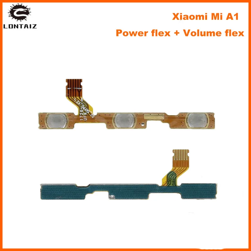 

New Volume Side Power Switch on off Button Key Flex Cable For Xiaomi Mi A1 3 4 4S 4C 4i 5 5S Plus 5C 5X 6 6X 8 Note Pro Note 2