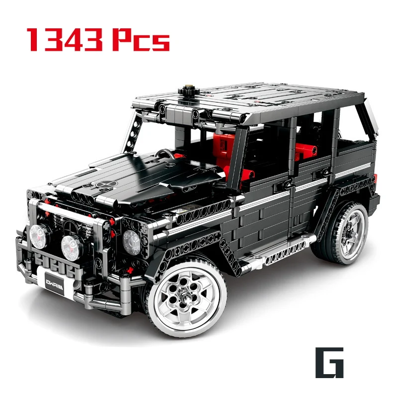 

1343Pcs Technic Series Benzes Big G Car Set Building Blocks Compatible Legoings City Vehicle DIY Bricks Children Toys Boy Gifts