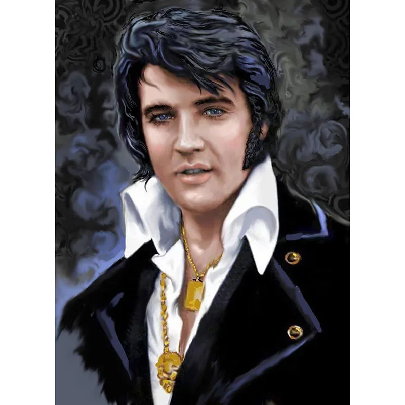 Full Drill 5D Diamond Painting Elvis Cross Stitch Kits Embroidery Home Decors