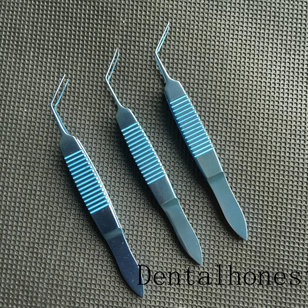

NEW 3pc Titanium Utrata Style Capsulorhexis Forcep 86mm ophthalmic eye instrument