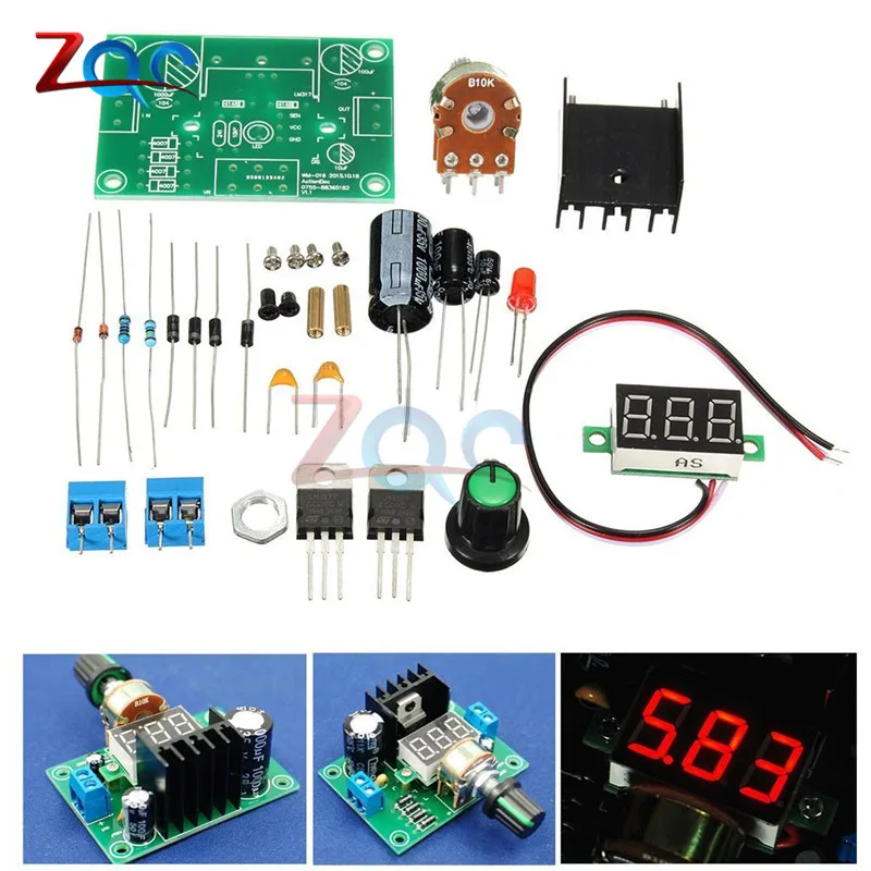 

LM317 Adjustable Voltage Regulator Power Board kit Production Electronic DIY Large Secondary School Graduation Design parts