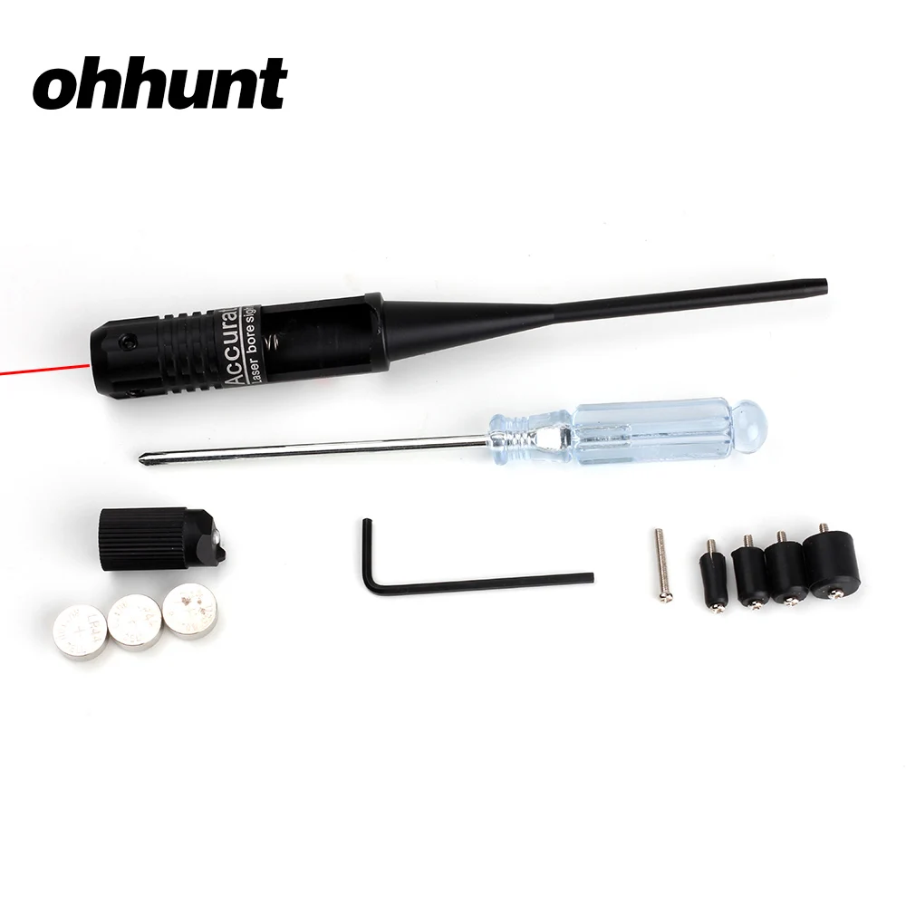 Ohhunt polowanie czerwony Laser Boresighter zestawy czerwony zielony Dot celownik do fotografowania. 22 do. 50 kaliber lunety zakres Ohhunt polowanie czerwony Laser Boresighter zestawy czerwony zielony Dot celownik do fotografowania. 22 do. 50 kaliber lunety zakres