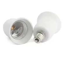 Комплект из 2 предметов, новинка, E12 канделябры для E26 средней длины Базовая лампочка адаптер переходник для розетки