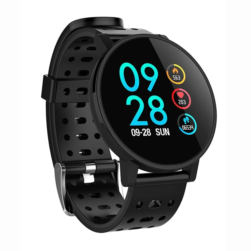 

T3 Smart Watch IP67 Waterproof Smartwatch Blood Pressure Heart Rate Monitor Fitness Tracker Men Wearable Smart Bracelet(Black)