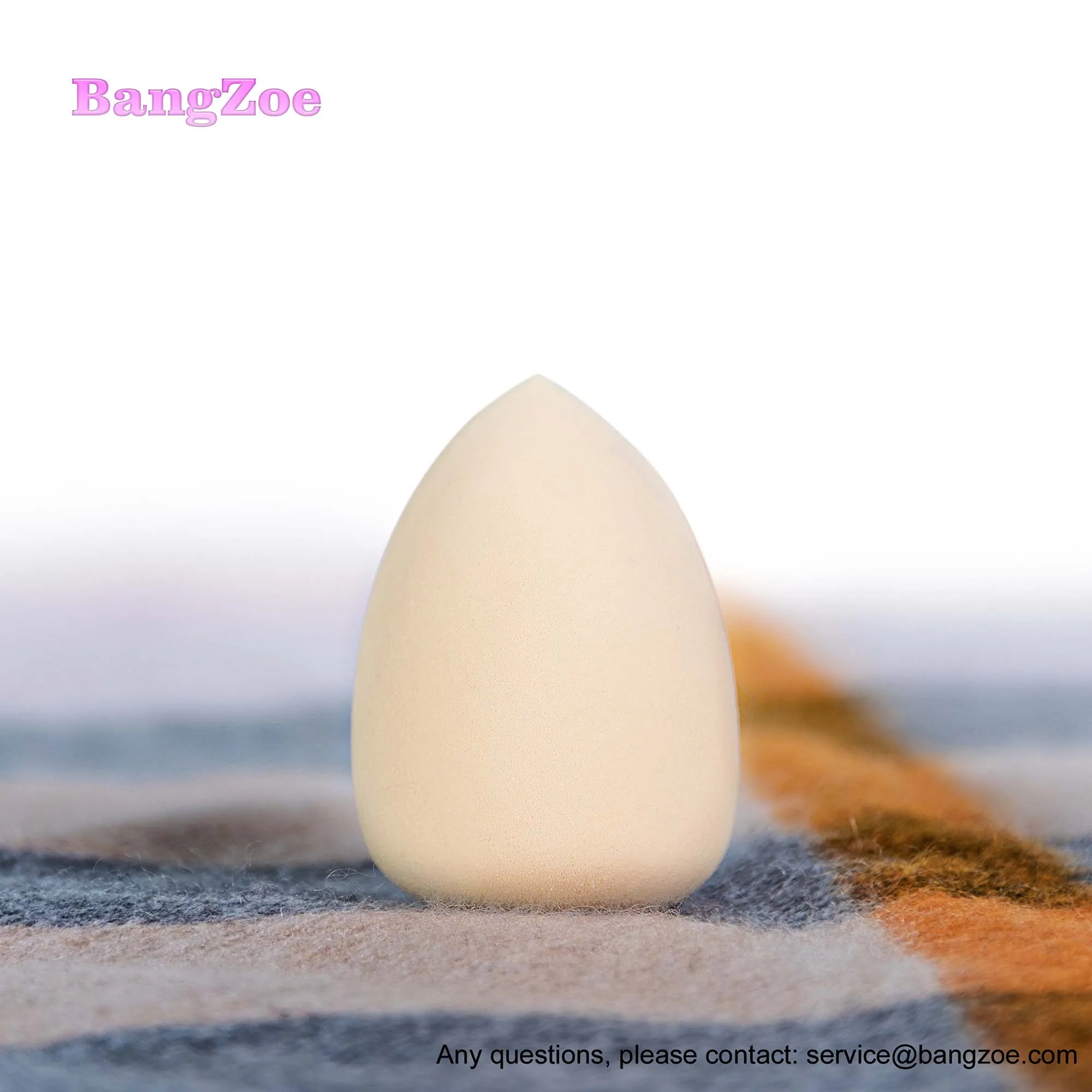 BangZoe 1 PC/4 шт Water Drop губкой Косметическая пуховка порошок косметические инструменты гладкой Красота косметический спонж для нанесения макияжа - Цвет: Светло-бежевый