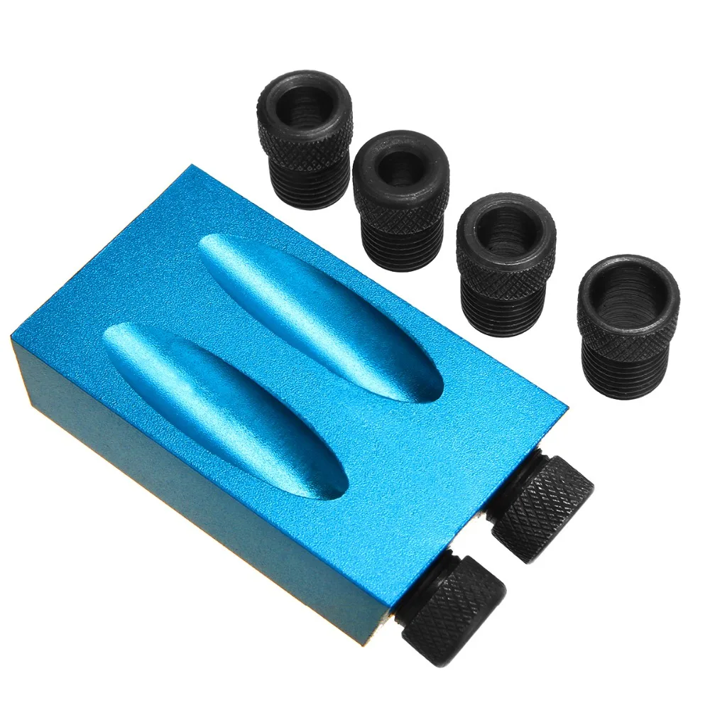 1 set Woodworking Pocket Hole Screw Jig with Dowel 6/8/10mm Angle Drill Set Puncher Locator Carpenters Wood Joint Tool 1 set Woodworking Pocket Hole Screw Jig with Dowel 6/8/10mm Angle Drill Set Puncher Locator Carpenters Wood Joint Tool