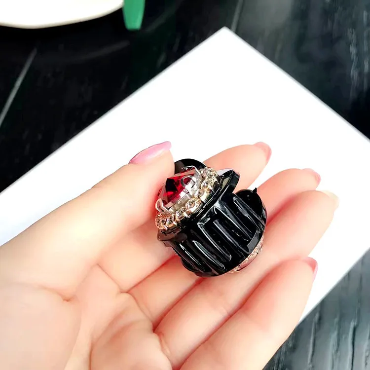 Elegance Crystal Hair Accessories For Girls Flower Hair Claws Cycle Shaped Hairpin Handmade Hair Clips