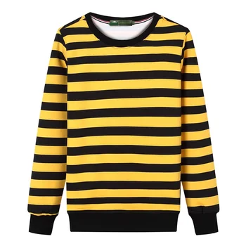 

Men's Striped plus size thermal sweatshirt 2017 new winter fashion o-neck male thick long-sleeve pullover basic shirt 5XL 6XL
