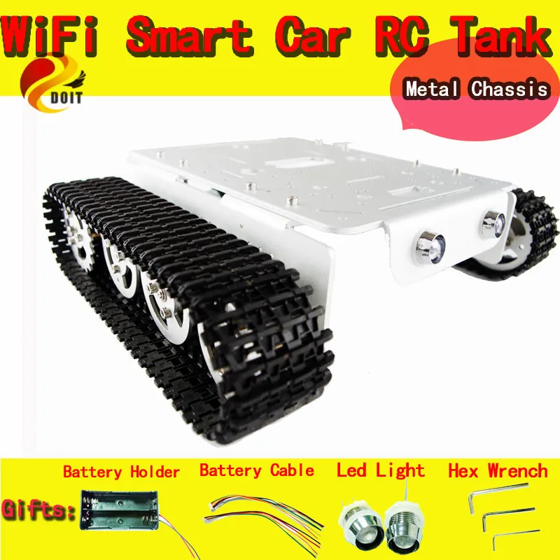 Официальный DOIT RC металлический робот танк автомобиль гусеничная цепь с высоким крутящим моментом двигатель с датчиком Холла измеритель скорости дистанционное управление