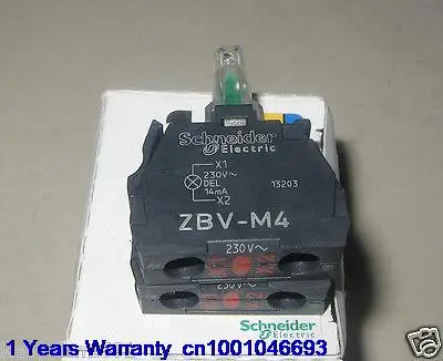 

DHL/EUB 5pcs NEW Original for Schneider button lamp module ZBV-M4 15-18