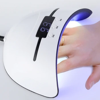 

36W NEW Fashion Nail Dryer UV LED Nail Lamp Gel Polish Curing Lamp with Bottom Timer LCD Display Lamp for Nail Dryer J19