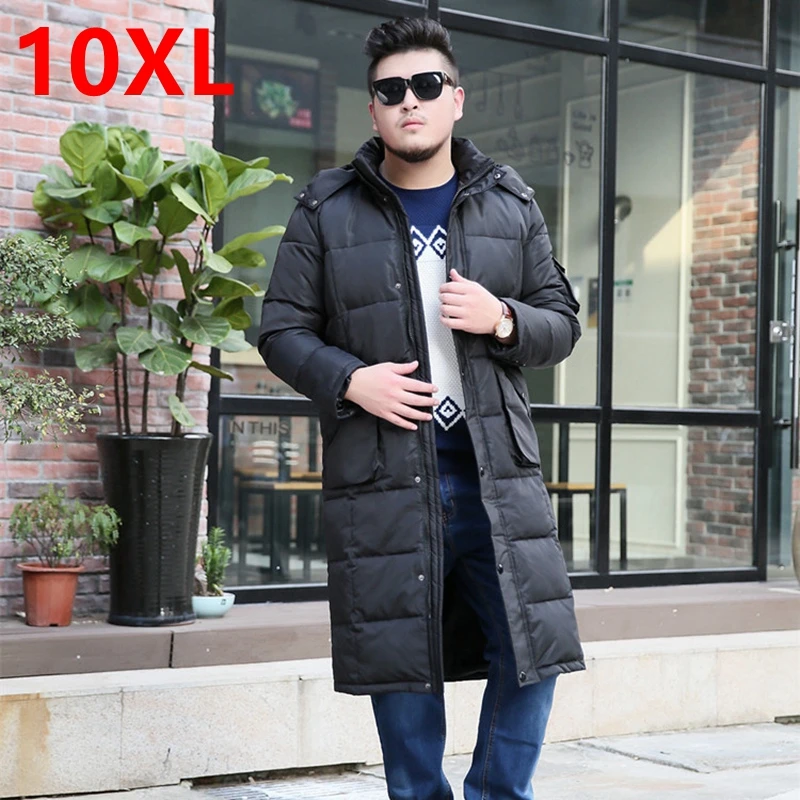 

The winter jacket code knee Clubman tall X-LONG fat suit long cold air defense down jacket men