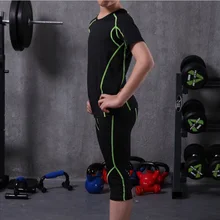 Компрессионные 3/4 детские колготки для бега, Комплект футболок для мальчиков, баскетбольная майка survetement, спортивный комплект для футбола, леггинсы для фитнеса и спортзала