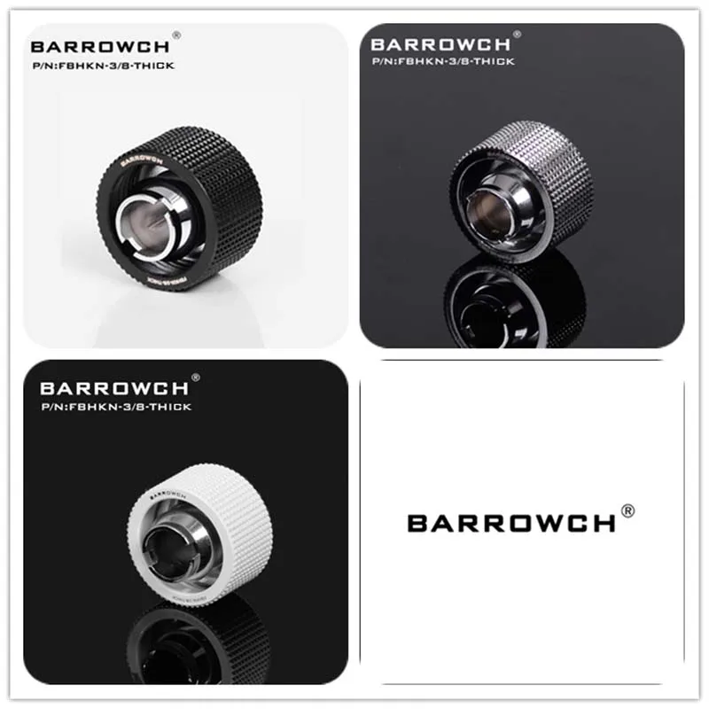 Barrowch FBHKN 3/8 тонкий | толстый Компрессионный фитинг для ID9.5mm OD12.7mm/16mm мягкие трубки