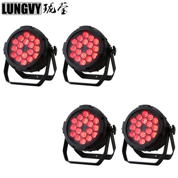 

Free Shipping 4pcs/lot IP65 18x18w RGBWA UV 6IN1 Waterproof Outdoor LED Par Cans DMX Led Par Light DMX512