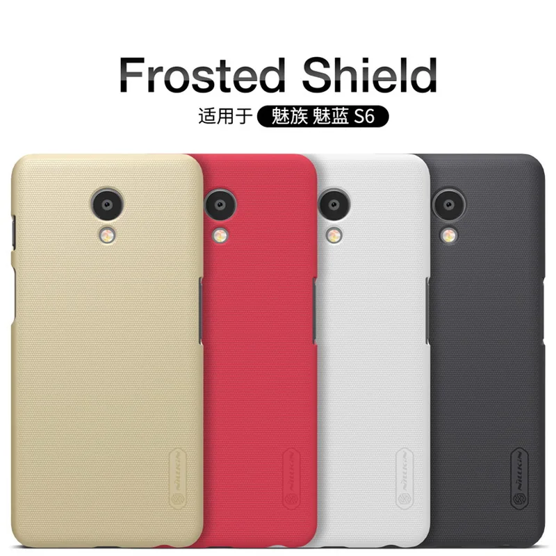 Для Meizu MS6 чехол с защитой экрана Nillkin матовый защитный ПК Жесткий s матовая задняя