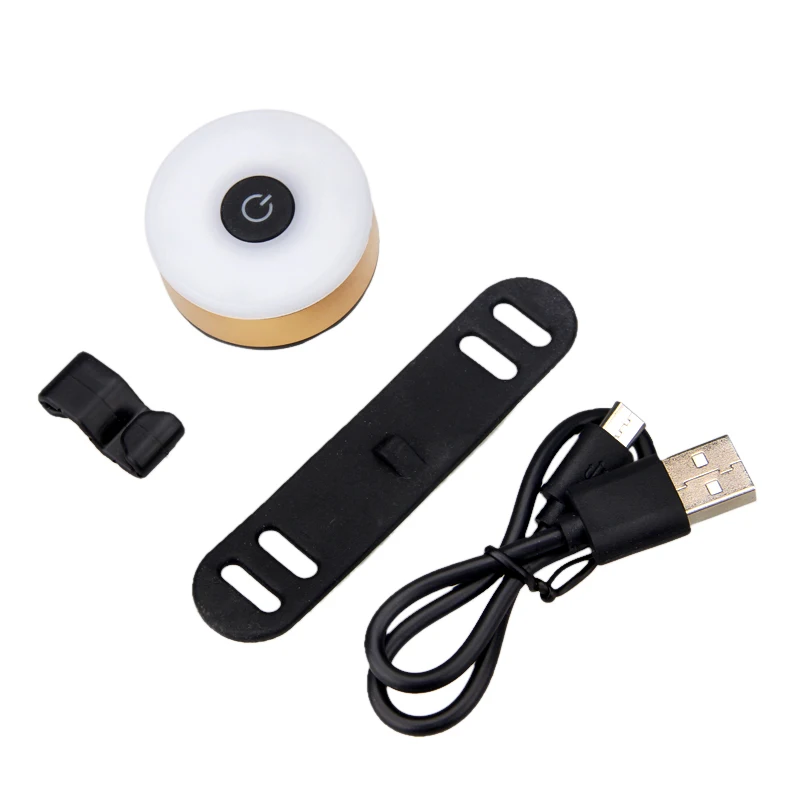 Clearance Bicycle USB Tail Light Rechargeable Safety Rear Lamp Flash Modes Night Riding Warning Cycling Torch 9
