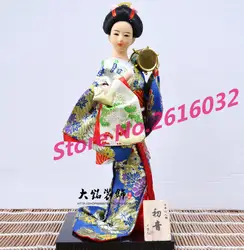 30 см смолы статуэтка Этническая японский народных промыслов Творческий японские гейши кукла японских ремесел Украшения lirenpifa #8816