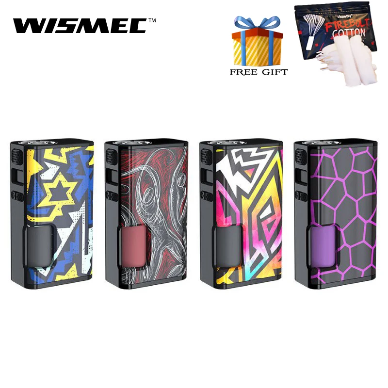 

Original WISMEC LUXOTIC SURFACE 80W LUXOTIC SURFACE Box MOD Vape with 6.5ml Bottle Electronic Cigarette Vaporizer