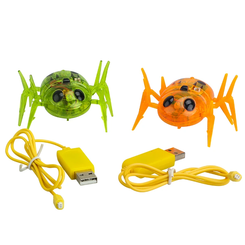 Новинка игрушка паук с инфракрасным датчиком бирка двигающийся робот usb кабель