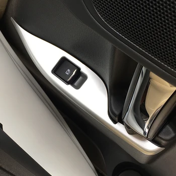 

For Toyota Alphard 2016 2017 2018 car styling auto accessories ABS Chrome Door Window glass Lift Control Switch Panel Cover Trim