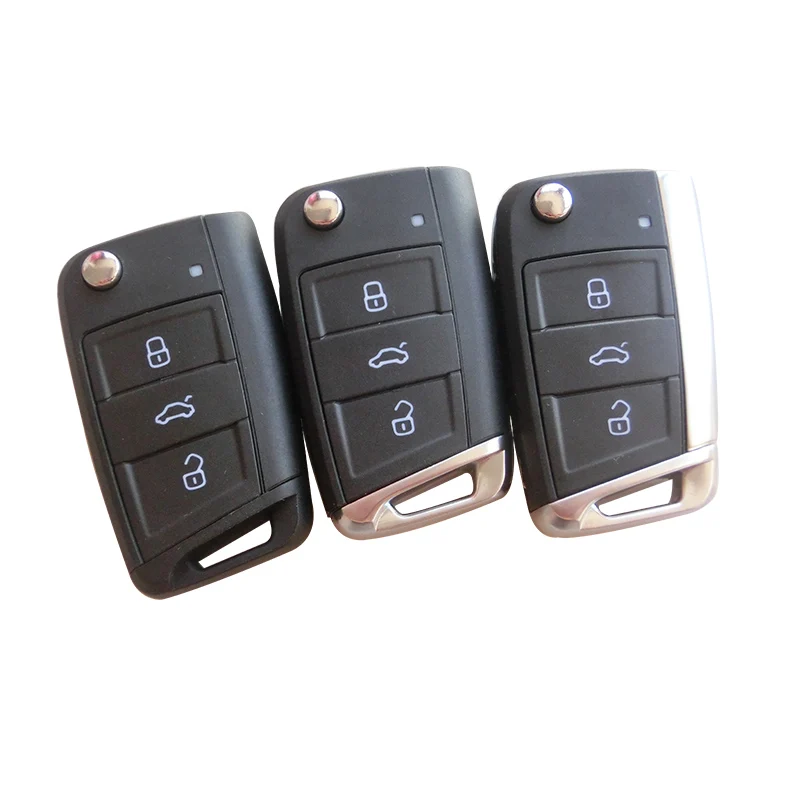 

Remote Switchblade Flip Car Key Shell For Volkswagen VW Golf 7 4 5 GTI MK7 Skoda Octavia A7 Seat Folding Auto key Cover